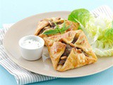 Beef mint and feta pies recipe