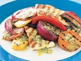 Chargrilled vegetables with haloumi recipe