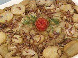 Chicken maqluba and vegetables in the oven recipe