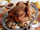 Coriander and Sumac Roast Chicken with Chickpeas and Hazelnuts Recipe