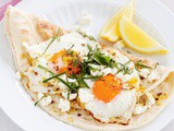 Dukkah and feta fried eggs recipe
