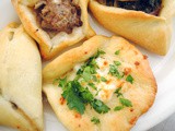 Fatayer Bi Sabanikh (Spinach Turnovers) and Sfiha (Meat Pies)