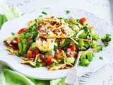 Fattoush salad with grilled haloumi recipe