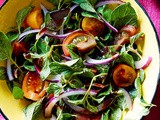 Fresh oregano salad with pomegranate molasses and sumac recipe