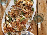 Grilled Eggplant with Freekeh Pilaf Recipe