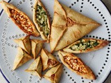 How to make Lebanese fatayer with spinach and labneh fillings
