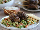 Lamb Kofta Kebabs and Three Quinoa Tabbouleh