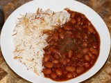 Lebanese Beef Chili Stew: Fasolia Beans with Rice Recipe