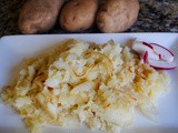 Mashed potatoes and caramelized onions recipe