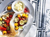 Mediterranean vegetable parcels recipe