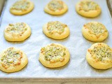 Mini Cheese Flatbreads with Mint Recipe