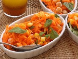Moroccan Carrot & Chickpeas Salad Recipe