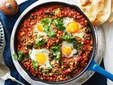 Persian baked eggs with lentils recipe