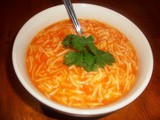 Red vermicelli soup recipe