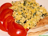Scrambled Eggs With Green Garlic Leaves: Bayd ala Toum Recipe