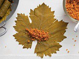 Spiced burghul wrapped in vine leaves (yaprak sarma) recipe