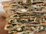 Spinach and Cheese Gozleme Recipe