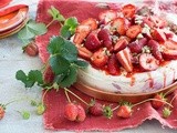 Strawberry and pistachio ice-cream cake recipe