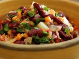Turkish kidney bean salad (barbunya pilakli) recipe