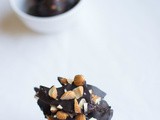 Chocolate almond bark - chocolate bark recipe