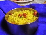 Kanda poha-onion poha- maharastrian breakfast recipe