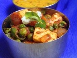 Paneer Jalfrezi | Paneer Recipes | North Indian Recipes | Step by Step Pictures