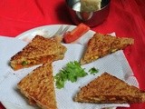 Paneer veg sandwich - paneer recipes - sandwich recipes-How to make paneer sandwich