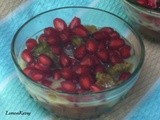 Pomegranate Pudding | Pomegranate Cake Pudding