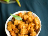 Soya chunks curry - easy sides for rotis