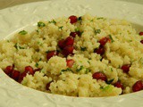 Couscous with Mint, Parsley & Pomegranate Seeds