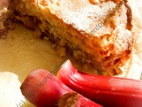 Gâteau à la rhubarbe / Rhubarb Cake