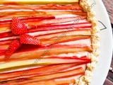 Tarte Fraise & Rhubarbe / Strawberry & Rhubarb Tart