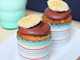 Banana Cupcakes with Nutella Frosting