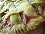 Strawberry-Rhubarb Pie in an rv