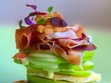 #apple salad stack