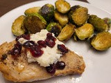 Goat cheese with cranberry chicken