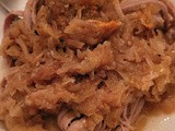 New Year: Pork and saurkraut