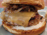 Pork Gouda Burgers