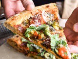 Arugula Salami Pizza