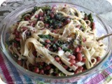 Broccoli Rabe with Beans and Fettuccini