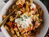 Campanelle with Fresh Tomato Sauce
