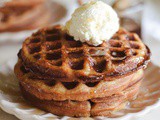 Gluten Free Waffles with Whipped Honey Cream