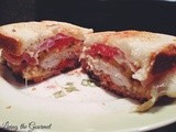 Grilled Fried Chicken Panini Featuring Mezzetta Peppers