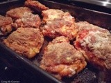 Oven Fried Chicken Thighs