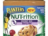 Planter's nut-rition Energy Mix-Berry Nut and Chocolate Milk Cupcakes with Creamy Peanut Butter Frosting