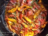 Sautéed Peppers with Tomatoes