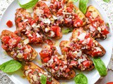 Simple Fresh Tomato Bruschetta