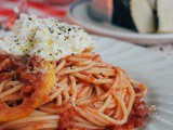 Spaghetti with Tomato and Anchovy Sauce