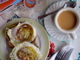 Sunnyside Eggs with Fried Green Tomatoes