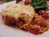 Not quite Barefoot Contessa, but close: Lasagne with Chicken Sausage